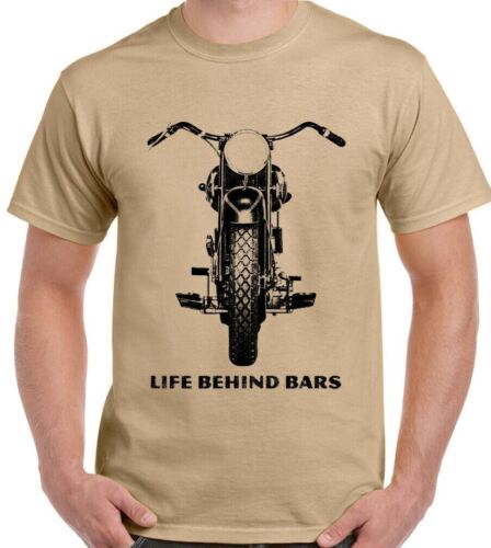 Biker T-Shirt Mens Motorbike Funny Motorcycle Indian Triumph Chopper Cafe  Racer | eBay