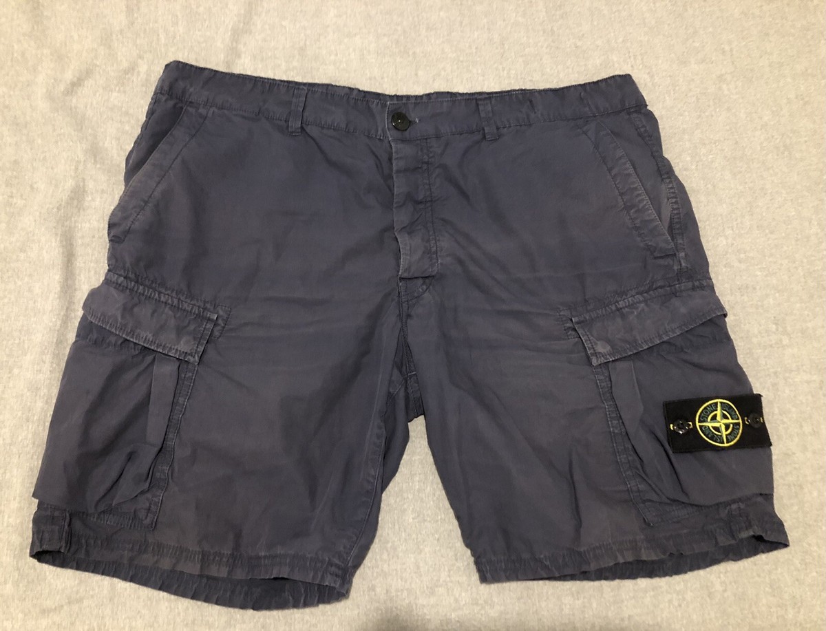 Stone Island Cargo Shorts Navy W40 | eBay