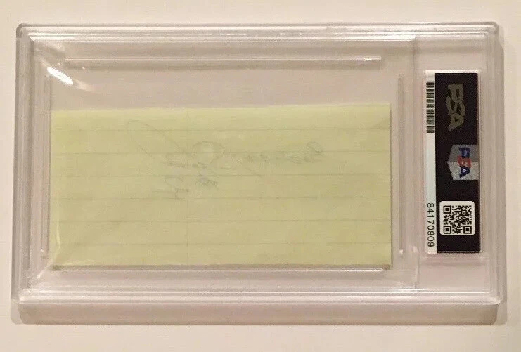 Sammy Sosa Signed Baseball Cut PSA/DNA Certified Auto Paper Early Career - Image 2 of 2