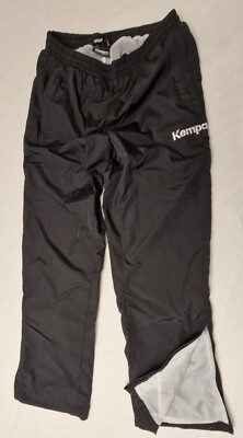 Kempa long joggers sports pants, black, size M