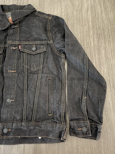 Levi Strauss & Co Girl's CHILDREN Denim Jacket Sz M 10-12 Yrs Black Denim NWT - Picture 5 of 12