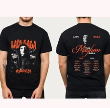 Lady Gaga The Mayhem Ball Tour 2025 Tour wo Sides Unisex T-Shirt