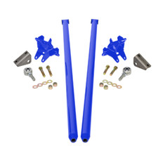 HSP 58" Universal Bolt On Traction Bars for Inline Leaf Spring 4" Axle - Blue