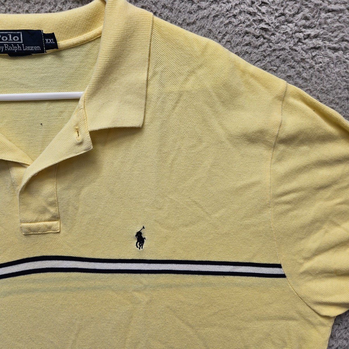 Polo By Ralph Lauren Lサイズ Polo by Ralph Lauren Polo Shirt Mens Size 2XL Yellow Cotton