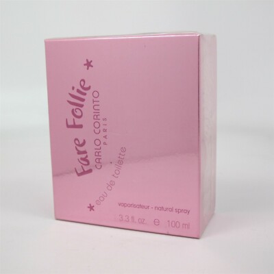 FARE FOLLIE by Carlo Corinto 100 ml/ 3.3 oz Eau de Toilette Spray NIB