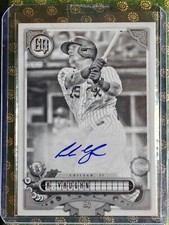 2022 Topps Gypsy Queen Black & White Autograph GQA-AV Andrew Vaughn #25/50 SP