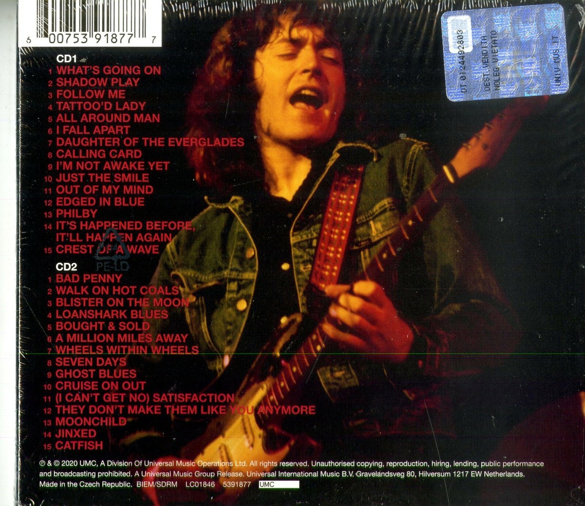 Rory Gallagher - The Best Of. Deluxe Edition (2020) 2 CD +