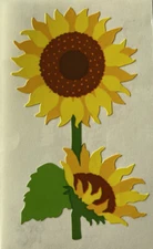 SUNFLOWER Stickers(1pc)Mrs. Grossman's•Floral•Yellow•Gardening •Seeds•Outdoor•
