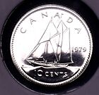 1979 Canada ~ 10 Ten Cent Proof-Like Coin ~ Elizabeth Ii ~ Unc ~ Mint Set ~*N389