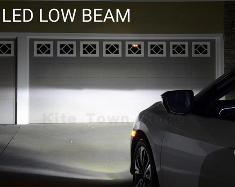 2x 9006 LED Low Beam Headlights Lamp For Chevrolet Silverado 1500 2000-2006 - Imagem 4 de 4