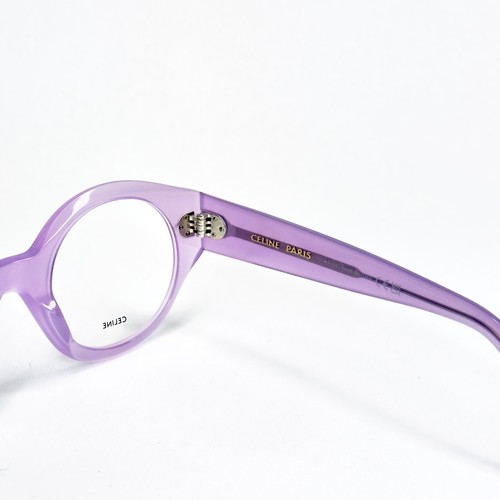 CELINE 50123 BOLD 3 puntos marco óptico lila mate 48 mm gafas CL50123I 078 - Imagen 4 de 11
