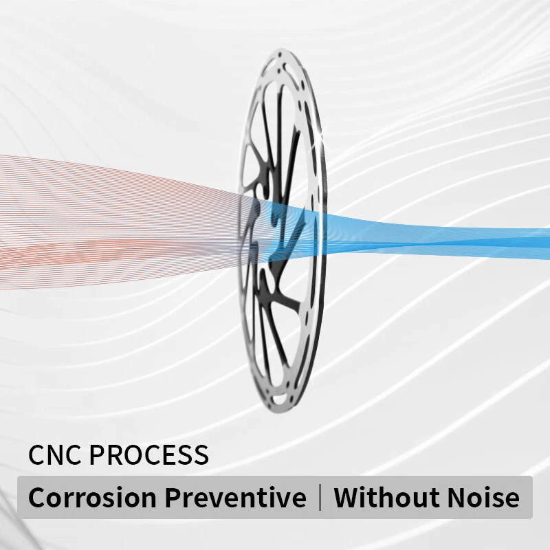 140/160/180/203mm MTB Road XC Dirt Bike Rotor Set Disc Brake With 6 Bolt Bicycle - image 4 of 4