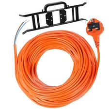 Power Cable for FLYMO Easi Glide 300V 330V 330VX Lawnmower 20m Lead Plug Tidy