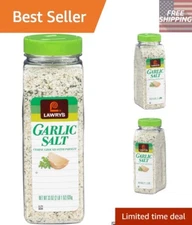 Versatile 33 oz. Garlic Salt with Parsley - Perfect for Cooking & Garnishing