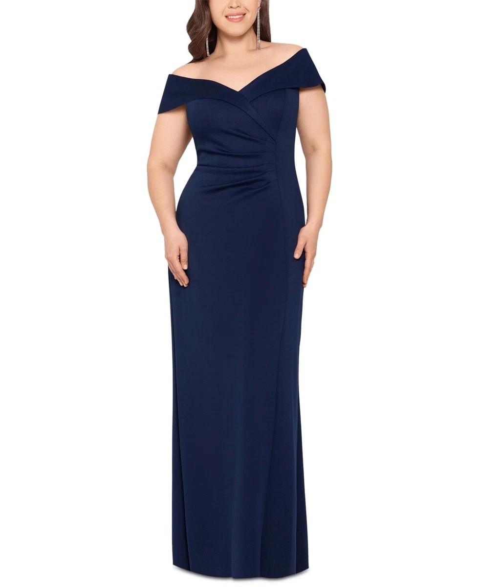Long Formal Solid Plus Size Dresses for Women for sale | eBay