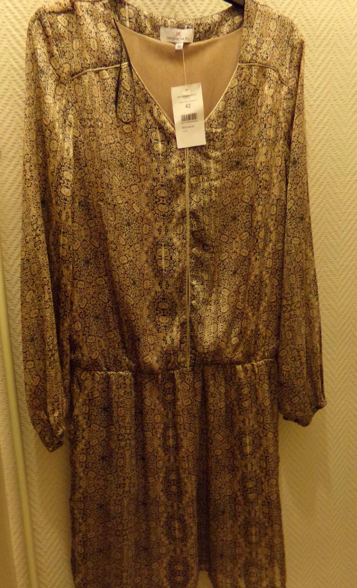 Superbes veste et jupe FRANKENWALDER ocre faux daim t.42-44 (Neu