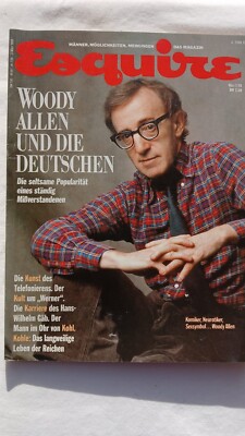 Esquire Magazin. Woody Allen und die Deutschen. Ausgabe März 1988. Guter Zustand