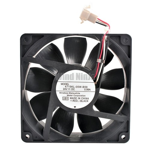 4715KL-05W-B59 120x120x38mm 24V 0.99A Cooling fan for server frequency converter - Picture 2 of 7