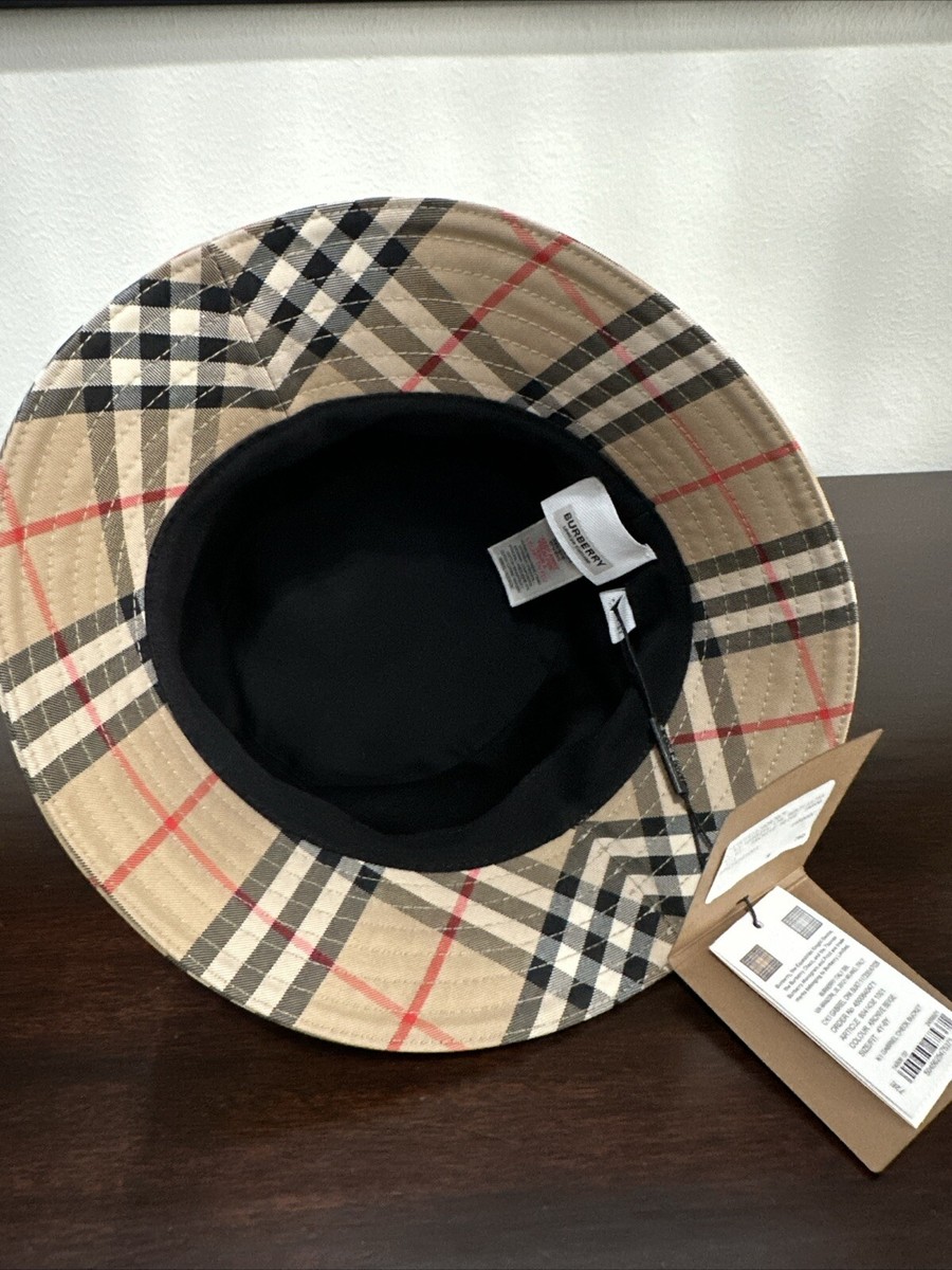 Burberry kids帽子 Burberry Kids Burberry Kids Reversible Cap in Black