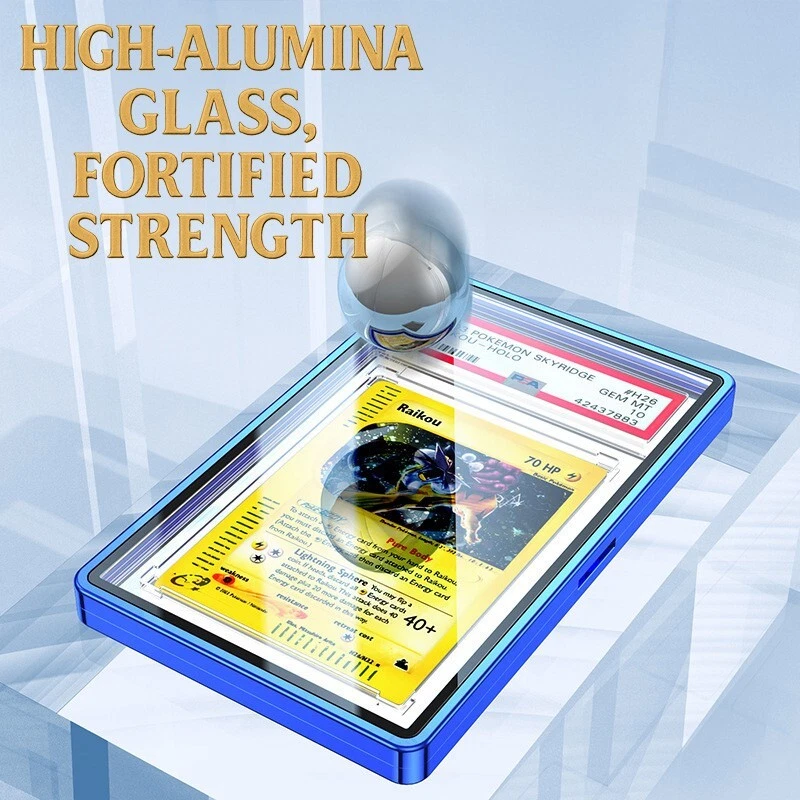 Funda protectora de losa metálica magnética PSA/BGS para tarjetas graduadas Foto 3 de 4