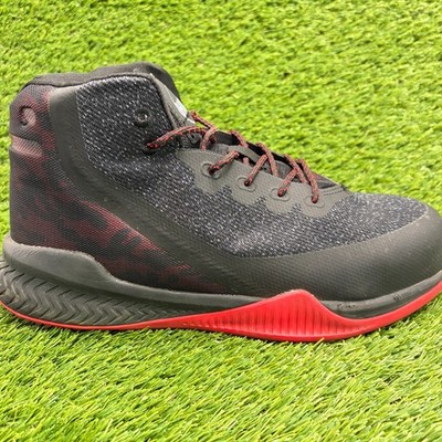 Hoss Rim Fly Mens Size 11.5EE Black Red Composite Toe Slip Resistant Work Boots