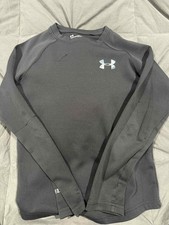 Under Armour Youth ColdGear Fitted Long Sleeve Shirt Black YSM