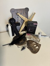 Ouija Spirit Board Wicca Kit Bundle: Tea Leaf Cards, Candles, Sage & Pendulum