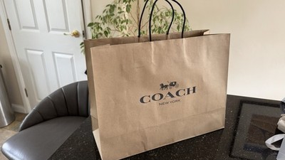 Coach New York - Papier Geschenktüte - Medium 12x16 Zoll