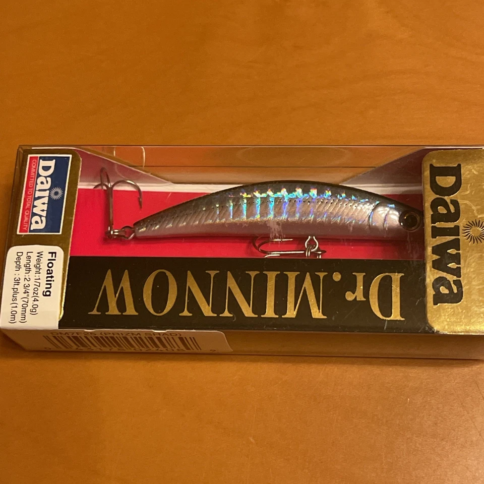 Isca flutuante Daiwa Dr Minnow comprimento 2 3/4” (70 mm) nova, lacrada - Imagem 3 de 4