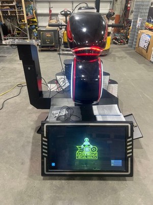 VIRTUAL REALITY VRMOTO MOTORCYCLE SIMULATOR WITH BILL ACCEPTOR