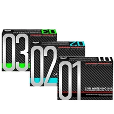 FrontRow 01, 02, & 03 Skin Whitening Soaps With Glutathione, Kojic Acids, & Skin