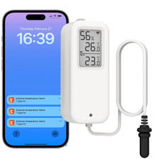 WIFI Freezer Thermometer with Room Thermometer and Freezer Alarm Wifi Temperatur