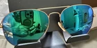 Ray-Ban Aviator Sunglasses RB3025 58-14mm Gold Frame & Green Flash Lenses 112/19
