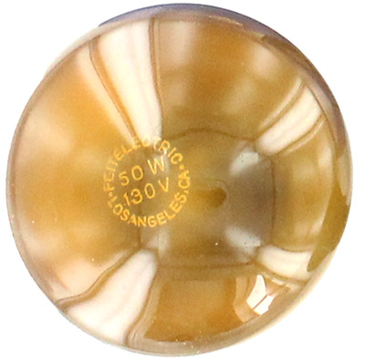 FEIT R20 50W Amber Flood Lamp 130V E26 Medium Edison Base Colored Light Bulb
