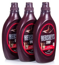 HERSHEY'S Chocolate Syrup Bottle 24oz 3 Pack