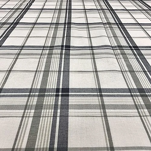  Xadrez quadriculado de algodão confortável Everyday 120 x 60 (retangular) cinza xadrez - Imagem 3 de 4