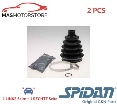 ACHSMANSCHETTE ANTRIEBSWELLE PAAR VORNE RECHT WHEEL SIDE SPIDAN 37029 2PCS I NEU