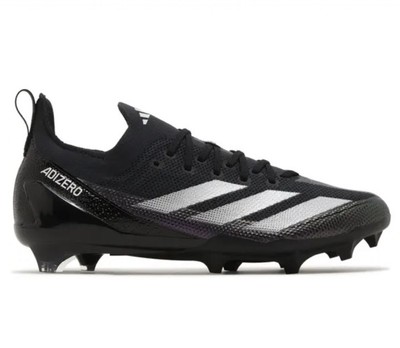 Size 8.5 Adidas Adizero Electric + Football Cleats Black-Purple White IE3285