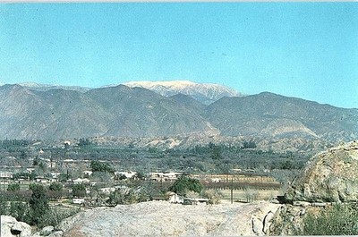 Postcard MOUNTAIN SCENE San Jacinto California CA m/09 AJ4210