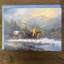Leanin' Tree SYMPATHY Greeting Card  Peace At Heaven  s Door  