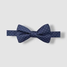 Ryan Seacrest Distinction Men's Blue Fairfax Pindot Pre-Tied Bow Tie