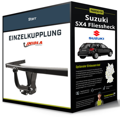 Starre Anhängerkupplung für SUZUKI SX4 Fliessheck 04.06- Classic Typ EY/GY NEU