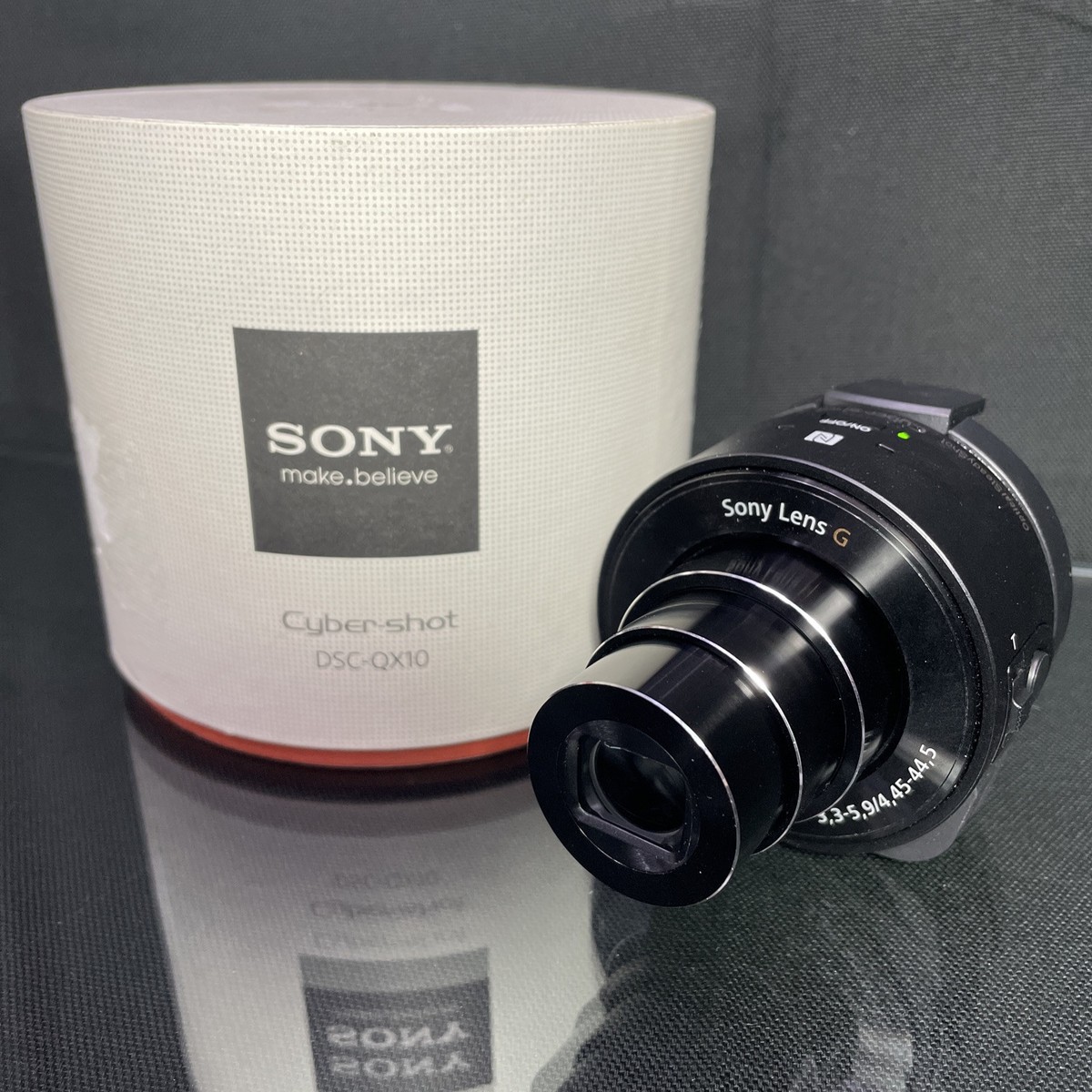 SONY Cyber-Shot DSC-QX10 Digital Camera Black w Export R