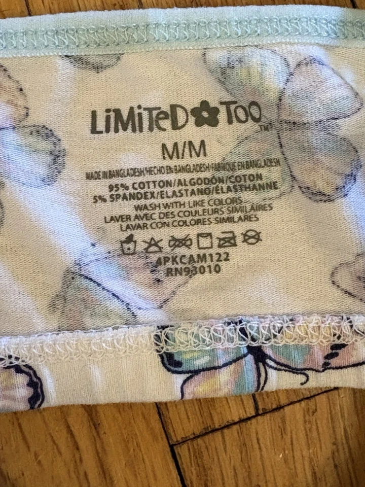 Sujetador Limited Too talla mediana estampado mariposa Foto 3 de 3