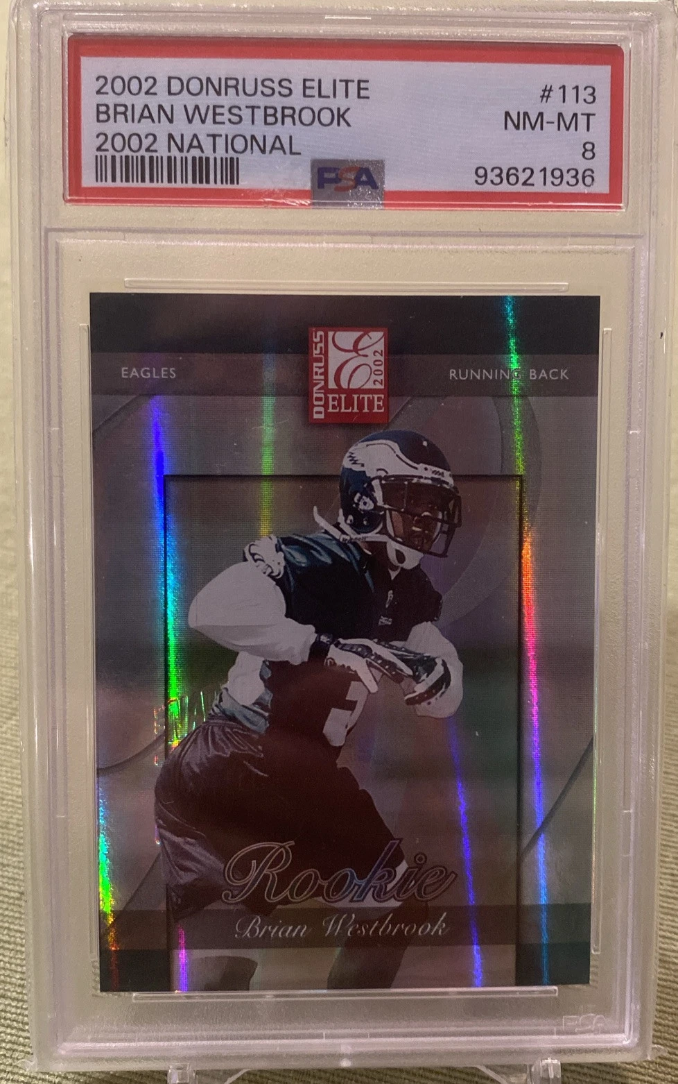 Brian Westbrook Donruss Elite #113 2002 National