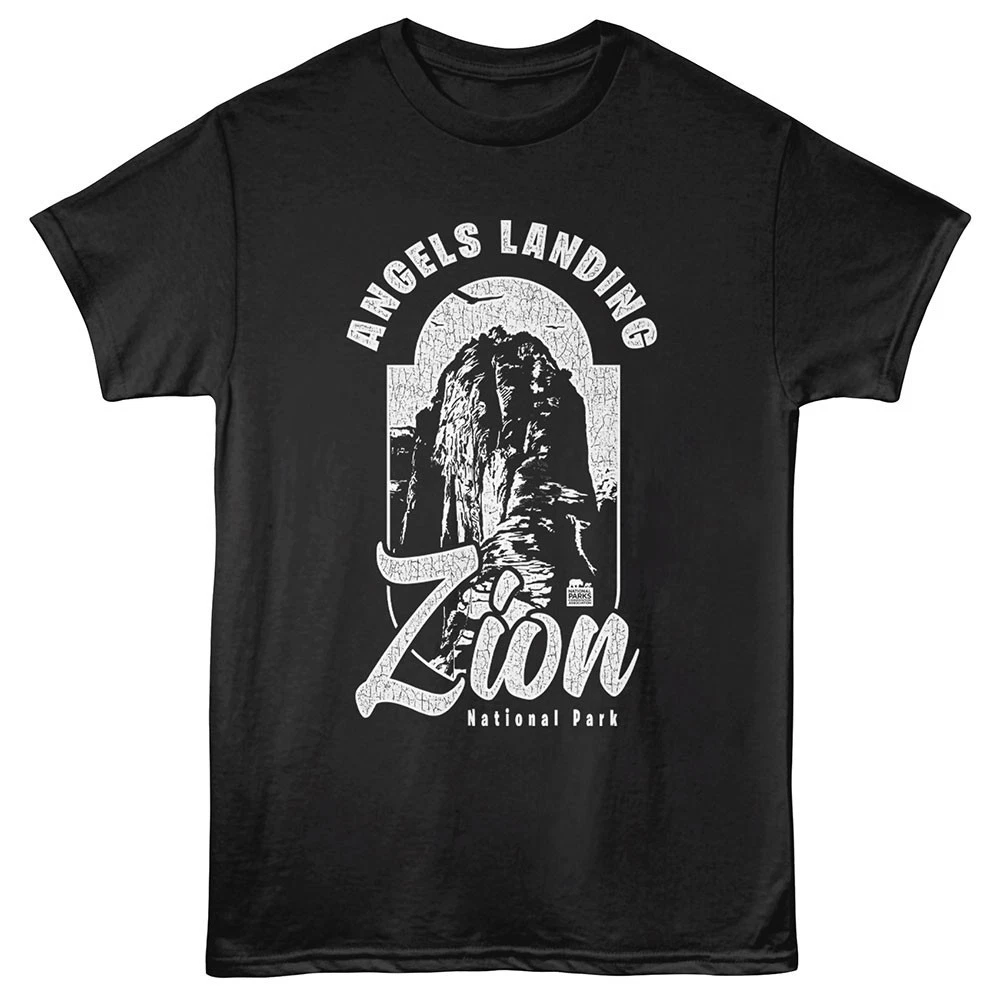 United States National Park Utah Zion Angels Landing Men's T Shirt