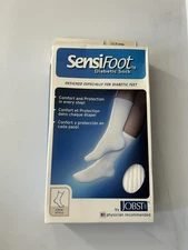 Jobst Sensifoot Diabetic Crew Socks 8-15 mmhg Compression Support Closed Toe