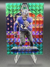 2024 Panini Mosaic - National Pride Derrick Henry #257 Green Mosaic Prizm