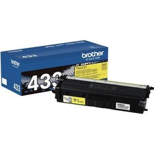 Brother TN433Y Original High Yield Laser Toner Cartridge - Yellow TN433Y