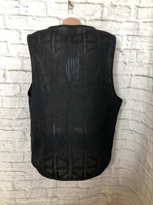 Jordan Essential Black Vest Zip Utility Pockets Mens Size L NEW